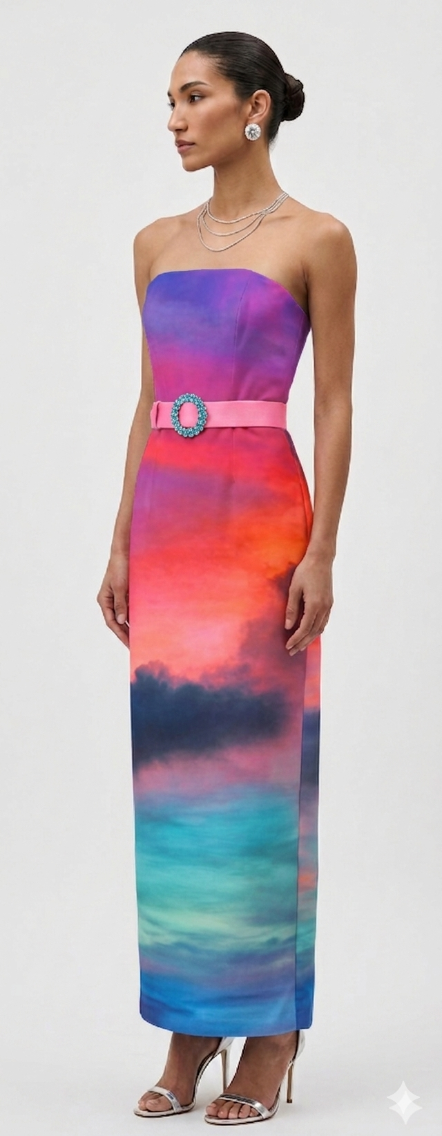 Dark Cloud Corset Maxi
